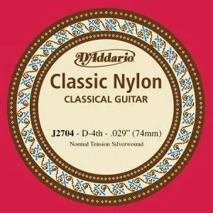 D'Addario J2704 Classical Четвертая струна для классической гитары.