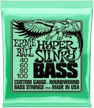 Ernie Ball 2841 (40-100) Nickel Wound Slinky Hyper Комплект струн для бас-гитары.