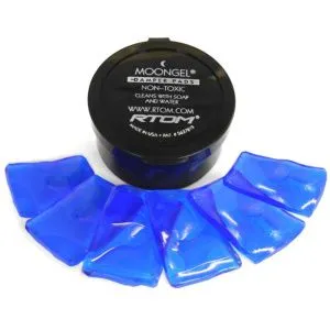 RTOM Moongel Damper Pad Original Blue Гелевые пластинки для демпфирования ударных инструментов.