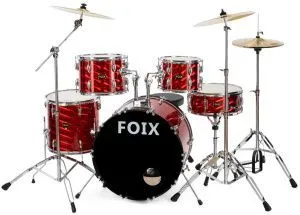 Foix LH-21H21 Барабанная установка, красная.