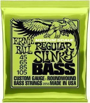 Ernie Ball 2856 (45-105) Комплект струн для бас-гитары.