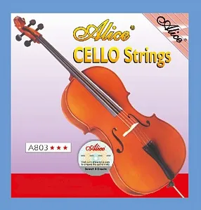 Alice A803-1 Отдельная струна Ля А для виолончели.