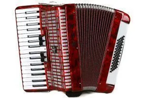 «Тульская Гармонь» A-6-RD Аккордеон Тула 34х60-III-5 трехголосный с готовым аккомпанементом.