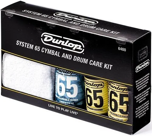 Dunlop 6400 System 65 Набор средств для ухода за барабанной установкой.