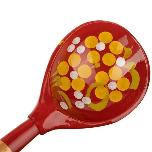 "Хохлома" LHL6801 Ложка деревянная столовая, роспись "Краснушка".