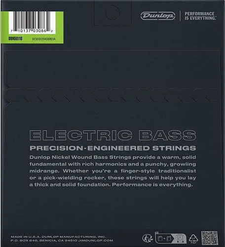 Dunlop DBN50110 (50-110) Комплект струн для бас-гитары.