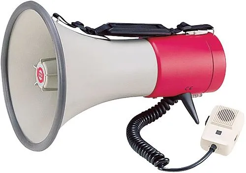 Show ER-56S Мегафон с выносной микрофоном и сиреной. 