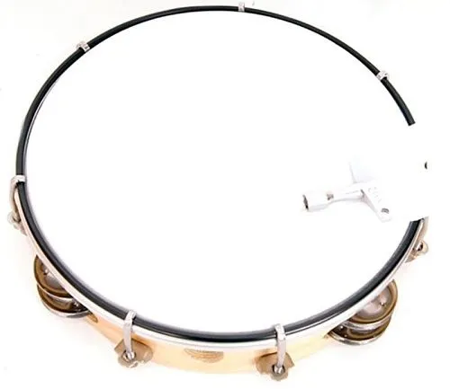 Dadi MT6-082W Тамбурин с пластиком круглый.