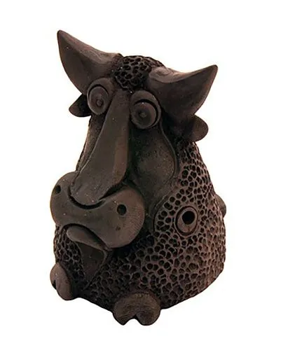 Керамика Щипановых SB03 Свистулька большая Бык.