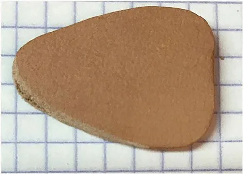 Мозеръ P02 Медиатор кожаный для балалайки секунда, альт.