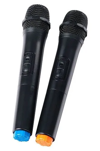 Leem PR-12HR Активная акустическая система с 2 радиомикрофонами, аккумуляторная.