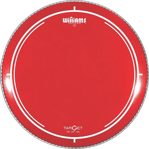 Williams WR2-7MIL-22 Target Series Red Пластик для бас-барабана.