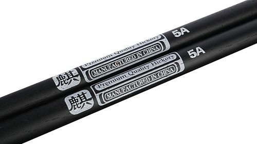 HUN 10103006 Colored Series QI 5A BLACK Барабанные палочки, черные.