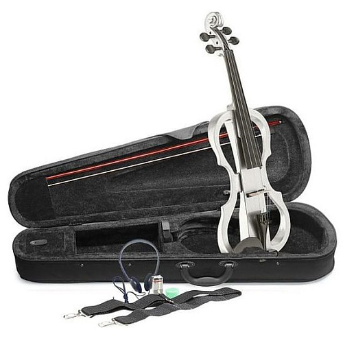 Stagg EVN X-4/4 WH Электроскрипка 4/4.