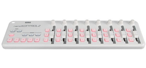 Korg NanoKontrol2-WH Портативный USB-MIDI-контроллер.