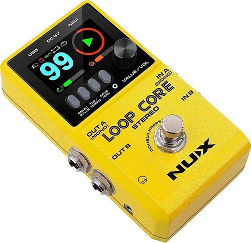 Nux Loop-Core-Stereo Гитарная педаль эффектов.