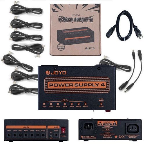 Joyo JP-05 Блок питания для педалей эффектов, 7х9 В+1 комбо.