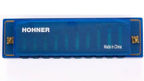 Hohner Translucent Blue (M1110B) Губная гармошка.