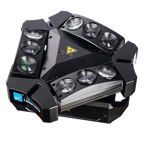 Big Dipper LM0910RG Моторизированный прожектор смены цвета (колорчэнджер) паук, с лазером.