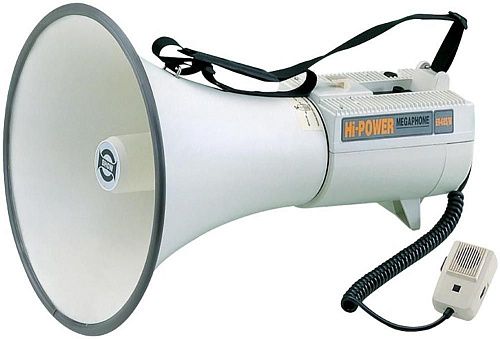 Show ER-68S Мегафон с ручным выносным микрофоном и сиреной. 