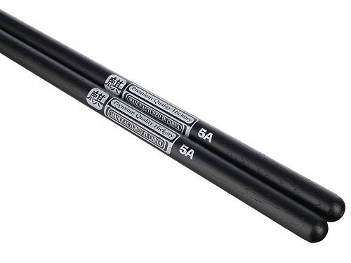 HUN 10103006 Colored Series QI 5A BLACK Барабанные палочки, черные.