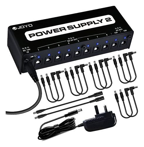 Joyo JP-02 Блок питания для педалей эффектов на 10 выходов.