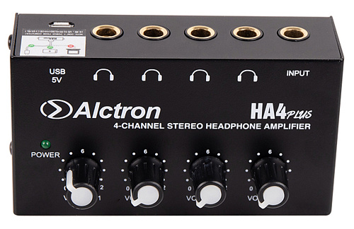 Alctron HA4Plus Усилитель для наушников, 4 канала.