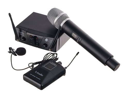 LAudio PRO2-MP Двухканальная радиосистема с ручным передатчиком и петличкой.