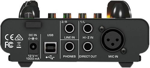 Behringer MIC500USB Микрофонный/инструментальный предусилитель.
