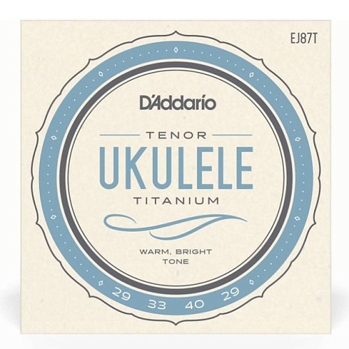 D'Addario EJ87T Titanium Комплект струн для укулеле тенор.